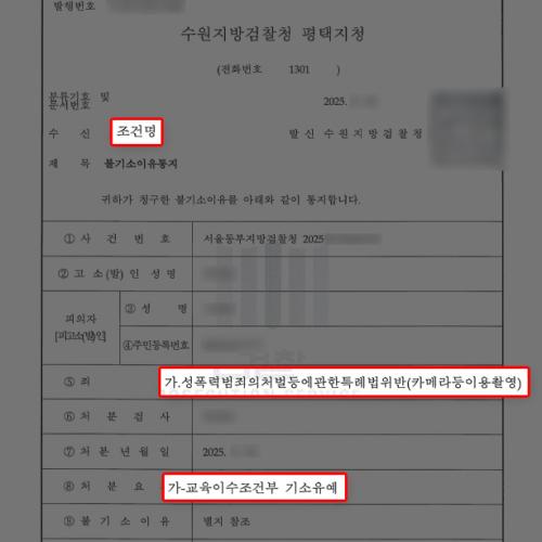 [카메라등이용촬영] 잠든 여자친구의 신체를 불법촬영한 혐의, 기소유예 이끌어내